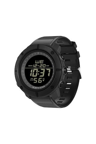 Erkek Dijital Saatler Dünya Saati Alarm Spor Kronometre Erkek Su Geçirmez 50m Kol Saati-tank Diğer