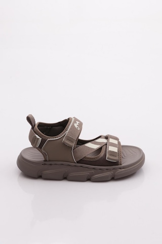 Marco Kids 16-26y1604 Çocuk Filet Sandalet Haki