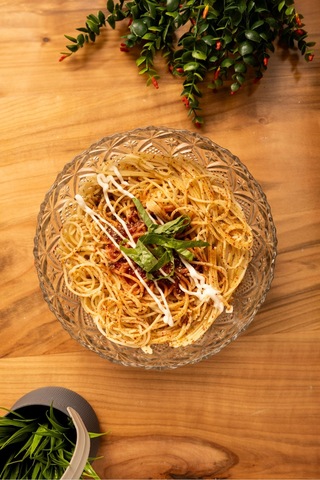 Mest Yuvarlak Model Cam Makarna Kasesi - Şık Ve Modern Tasarım Çok Renkli