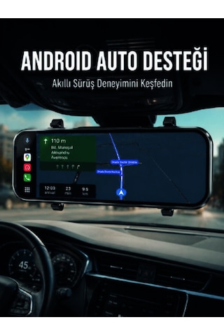 Dokunmatik Ayna Carplay Araç Kamera Ekranı Ön Arka Kayıt Destekli Aklby-bsva58