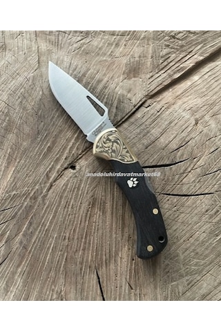 Dmr 4116n Çakı Özel Çelik Çakı Cep Çakısı Kamp Çakısı Klipsli Carbon 15cm Siyah