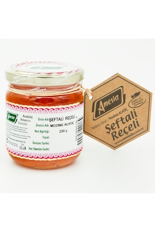 Amesia Şeftali Reçeli 220 G