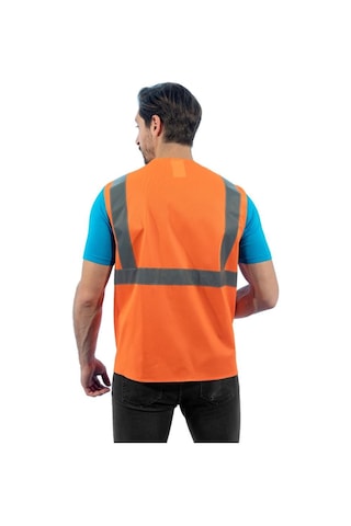 Mühendis Yeleği, Turuncu -52E1000- İş Yeleği-Iş Güvenliği
