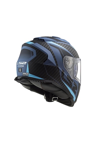 Ls2 Storm Racer Kapalı Kask Mat Mavi