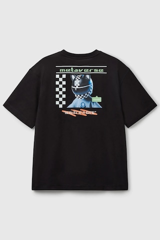 United Colors Of Benetton Erkek Çocuk T Shirt 35ryc10nc Siyah Siyah