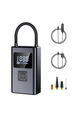 Ap66 Şarjlı Lastik Şişirme Pompası 150psı Hava Kompresörü 4000mah