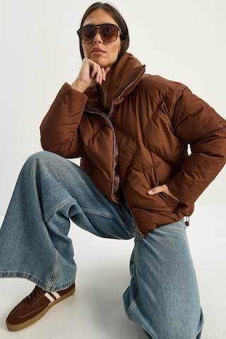 Shade Kadın Oversize Şişme Mont 10191065 - Acı Kahve Kahverengi