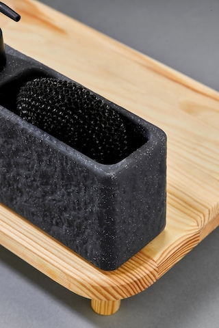Cooker 480 Ml Seramik Süngerlikli Sıvı Sabunluk Ckr3888 Siyah