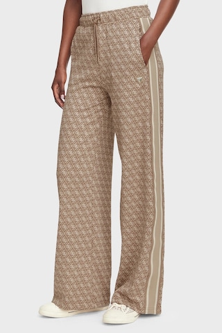Guess 4g Allover Jacquard Pantolon V6yb27k5181 Kadın Pantolon V6yb27 K5181 Fnnı Kahve