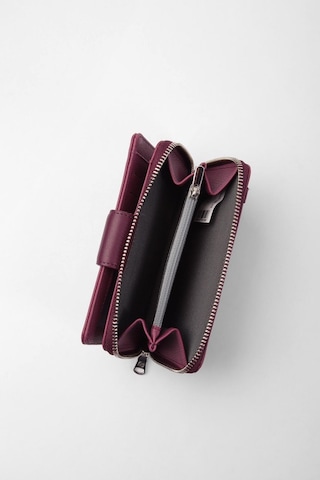 Cengiz Pakel Kadın Orta Boy Cüzdan 65256M Mürdüm- Mürdüm