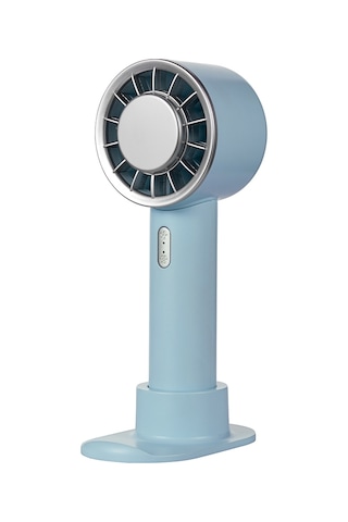 Wx-633 Yaz El Fanı 3 Hız Yarı İletken Soğuk Kompres Masa Fanı Bebek Mavisi