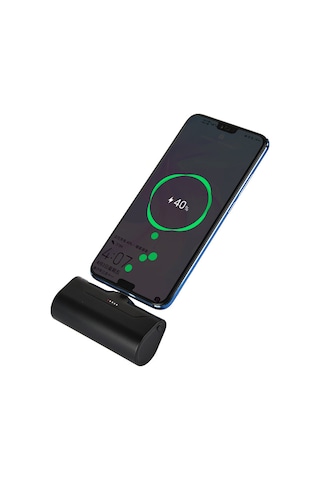 Vkemall 4800mah Siyah Mini Kapsül Power Bank - 20w Hızlı Şarj, Lightning/c/micro Usb Giriş, 100g Hafif Taşınabilir Siyah