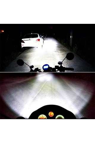Didadodo 2 Adet Set Motosiklet Far Sis Lambası 6 Led 12v-85v Ön Kafa Lambası