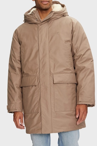 Calvin Klein Erkek Parka J30j326082 Pav Gri Gri