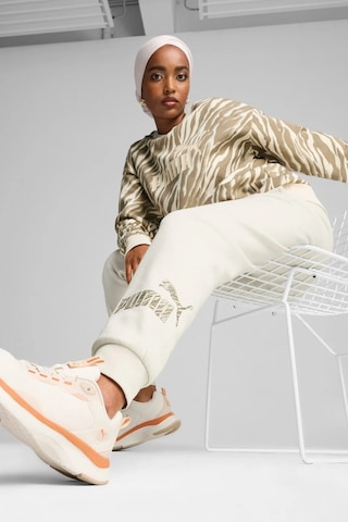 Puma Essential Animal Kadın Krem Eşofman Altı Bej