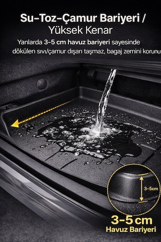 Trobus Renault Fluence Sedan 2009-2019 Bagaj Havuzu