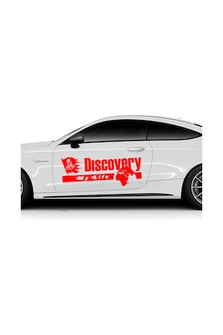 60 X 24 cm - Discovery Dakar Araba sticker. Sağ Sol Set