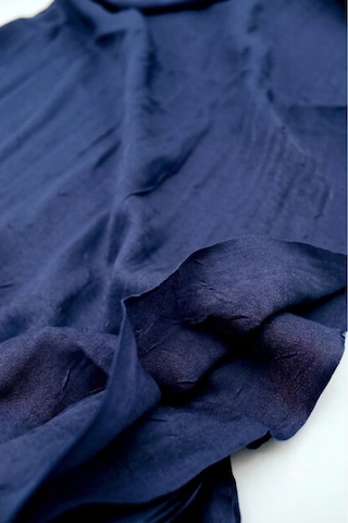 Myreal Bambu Kraş Şal Lacivert - Ütü Gerektirmeyen Doğal Doku 90x200 Cm