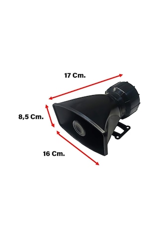 Oto Polis Sireni Uzaktan Kumandalı 4 Sesli 12 Volt 50 Watt