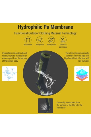 Yuntech01 Su Geçirmez Uzun Konçlu Çorap - Yürüyüş, Kamp, Kayak İçin Nefes Alabilir Ve Dayanıklı Yeşil, M Yeşil