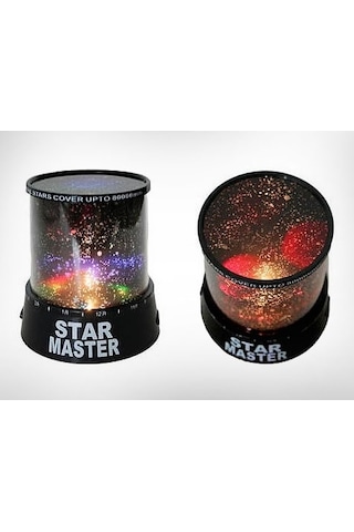 Projeksiyon Gece Lambası - Tavana Işık Yansıtan Led Işık Renkli