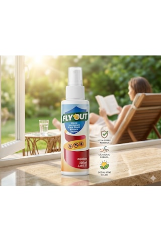 Fly Out Repellentt 100 Ml Kene, Sivrisinek Ve Karasinek Kovucu Losyon - Uzun Süreli Koruma