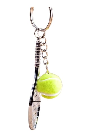 Schulzz Keysport Ultra Realistik Tenis Metal Anahtarlık