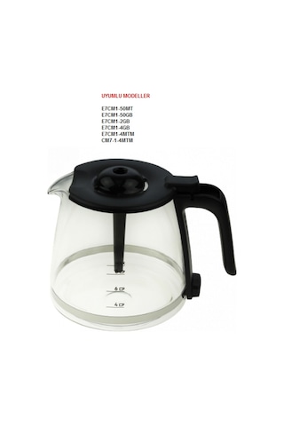 Electrolux Uyumlu E7CM1-4MTM Kahve Makinesi . Cam Demlik - Hazne Electrolux Uyumlu E7CM1-4MTM Kahve Makinesi . Cam Demlik - Hazne