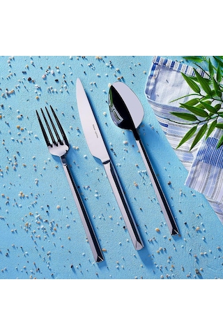 Hisar Optima Çeşme 84 Parça 12 Kişilik Çatal Kaşık Bıçak Takımı Inox