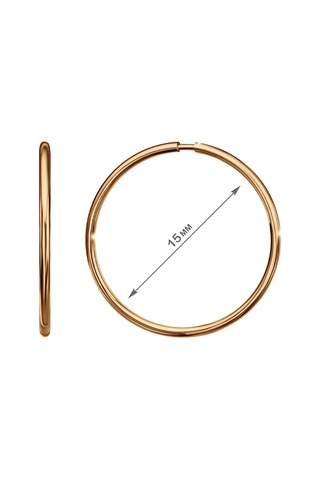 Veronika 925 Ayar Gümüş Klasik Balık Pabuç Küpeler 19467449 Altın