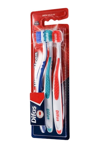 Difaş Ultra Clean 3'Lü Orta Sert Diş Fırçası