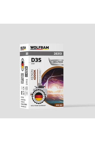 D3s Xenon Ampul Standart Işık 12v 35w - Wolfram 28313