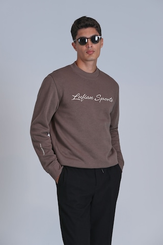 Lufian Loved Erkek Sweatshirt Bakır 112030137100450 Bakır