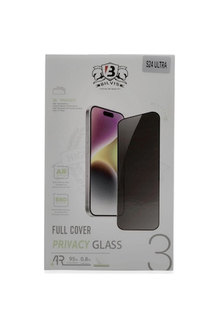 Samsung Galaxy Uyumlu S24 Ultra Bilvis Hayalet Cam Ekran Koruyucu 91790807