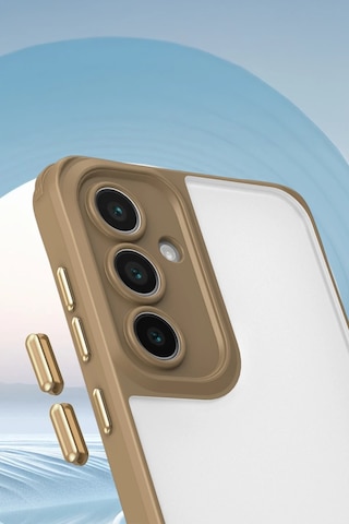 Uray Store Samsung Galaxy Uyumlu A36 Kılıf Penta Silikon Kılıf - Siyah