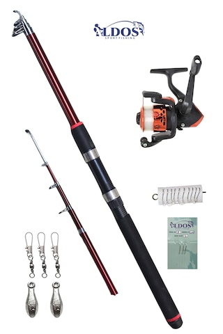 210 Cm Kamış Makina Olta Seti Çocuk Olta Seti Tam Takım Set
