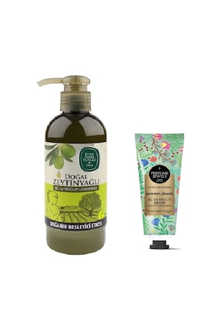 Eyüp Sabri Tuncer Doğal Zeytinyağlı El ve Vücut Losyonu 250 ML + Perfume Jewels El Vücut Kremi 50 ML