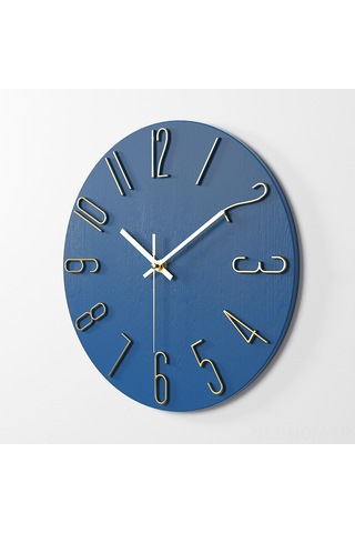 Suofeng Ev Salonu Dekoratif Duvar Saati 30 Cm - Basit Kullanım, Dayanıklı Malzeme, Modern Tasarım, Evde Kullanım İçin Zaman Gösterici Beyaz