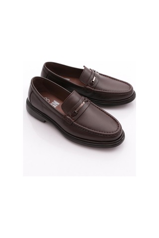 Dgn 2385 Erkek Loafer Ayakkabi Kahve