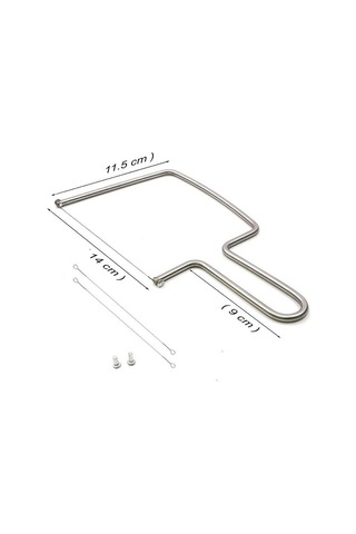 Zhlhome Peynir Çikolata Kek Sebze Kesici Dilimleyici Gümüş