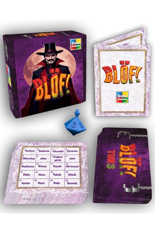 Blöf Kutu Oyunu, Strateji Kartları, Kelime Bulmaca Ve Blöf Yapma