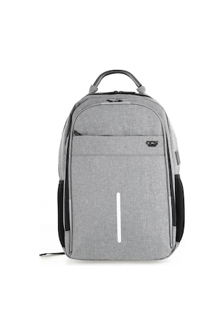 Ççs 51433 Laptop Bölmeli Sırt Çantası Gri