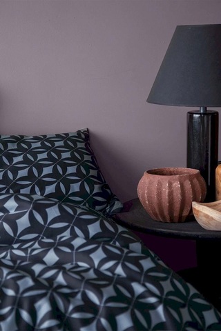 İssimo Mondo Blue Saten Nevresim Takımı Çift Kişilik-2225 Mavi