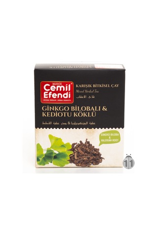 Cemil Efendi Ginkgo Biloba Kedi Otu Köklü Bitki Çayı 60'lı 90 G