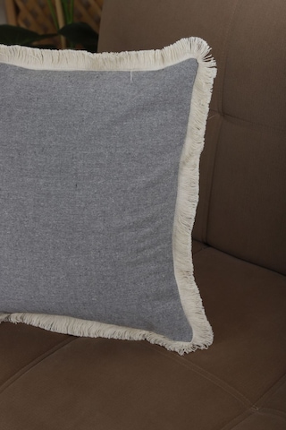 Dnc Home Tekstil Ndchome Gri Püsküllü Kırlent Kırlent Kılıfı 43 X 43