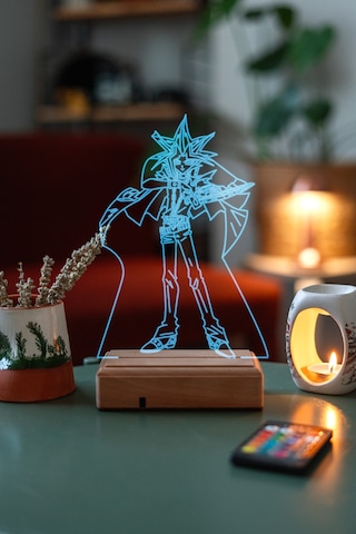 Yu-gi-oh Yami Yugi 16 Renk Kumandalı 3d Gece Lambası