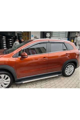 Suzuki S-cross 4'lü Mugen Cam Rüzgarlığı Kromlu
