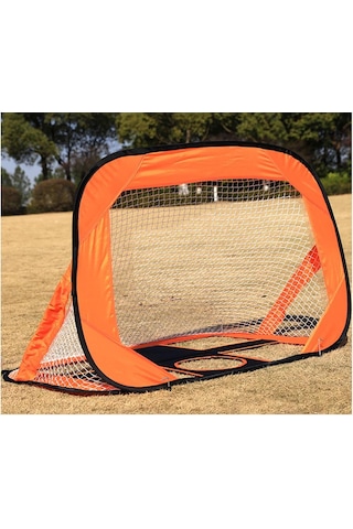 Homyl Çocuklar Taşınabilir Futbol Gol Mini Kapısı Açık Turuncu