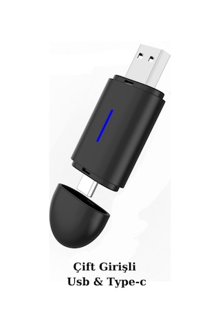 Mini Carplay 2in1 Araç Kiti Wireless/kablosuz Carplay Ve Android Auto Adaptörü Type-c ,usb