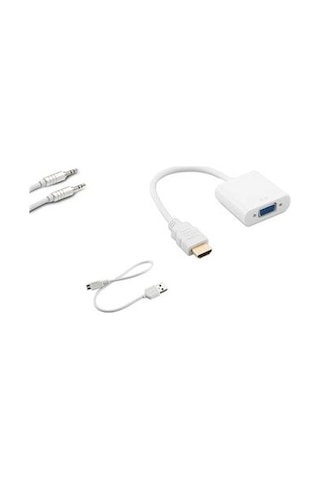 S-link Sl-hvs13 Hdmı Erkek To Vga Dişi + Audio Micro Usb Çevirici Kdo
